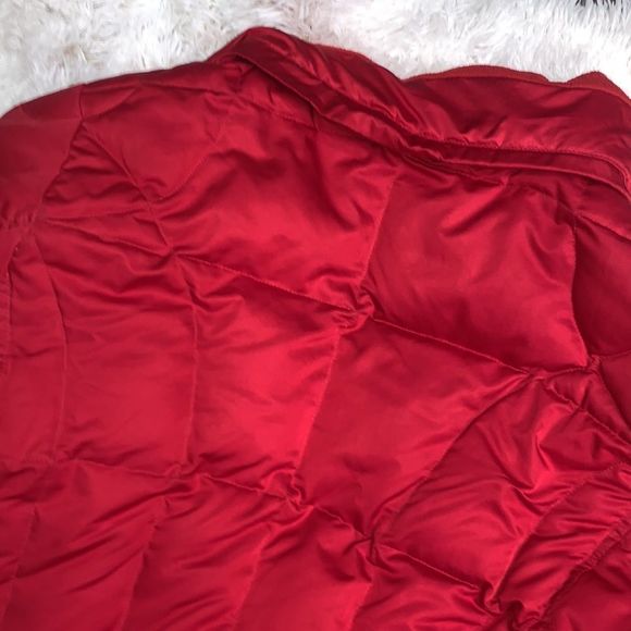 Eddie Bauer | Women’s Down Long Quilted Puffer Jacket Coat Red - Picture 4 of 16
